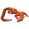 3D Printed Flexible Dragon  19" Poseable Fantasy Creature view 1