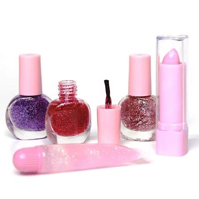 LUCKDANO Kids Makeup Kit for Girls - Washable Cosmetics Set for Little Girls - Perfect Birthday and Christmas Fun Play Makeup for Creative Imagination (Assorted Color)