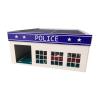 JunZheHub 1:64 Scale Parking Lot Layout Accessory, Collection Diorama Building Vehicle Showcase, Police Garage view 1