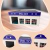 JunZheHub 1:64 Scale Parking Lot Layout Accessory, Collection Diorama Building Vehicle Showcase, Police Garage view 2