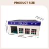JunZheHub 1:64 Scale Parking Lot Layout Accessory, Collection Diorama Building Vehicle Showcase, Police Garage view 3