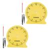 Segrehy Teaching Clock Model Educational Toy Creative DIY Science Teaching Aids Learn Time Clock for Kids Children Parent Child Interaction Plastic 2 PCS Pack view 1