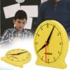 Segrehy Teaching Clock Model Educational Toy Creative DIY Science Teaching Aids Learn Time Clock for Kids Children Parent Child Interaction Plastic 2 PCS Pack view 3