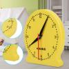 Segrehy Teaching Clock Model Educational Toy Creative DIY Science Teaching Aids Learn Time Clock for Kids Children Parent Child Interaction Plastic 2 PCS Pack view 4