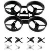 1set RC Drone Propellers Props With Frame Compatible With H36 E010 Inductrix BLH8700 BLH8580 NH-010 Automotive Motorcycle Parts(Grey) view 1