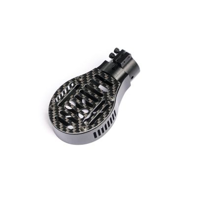 1pcs jeeflyhobby Motor Mount for 25mm Tube Drone Arms, Aluminum & Carbon Fiber Anti-Vibration Motor Mount Clamp, CNC Machined for 25mm Frame, DIY Quadcopter Hexacopter FPV Racing Accessories