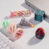5 Pack Spiral Cone Cylinder Cube Fidget Toys 3D Printed Relief Fidget Impossible passthrough Impossible Cone,Birthday for Adults & Kids view 3