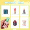 5 Pack Spiral Cone Cylinder Cube Fidget Toys 3D Printed Relief Fidget Impossible passthrough Impossible Cone,Birthday for Adults & Kids view 4