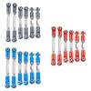 RC Crawlers Spare Parts for Arrma for Mojave 4X4 4S for Blx for Desert Truck RTR 1/8 6PCS Wheelbase Rc Steering Link Rod Set Aluminum Alloy Upgrade Parts(Red) view 3
