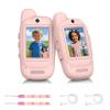 Video Walkie Talkies for Kids, 2 Pack Rechargeable Video Walkie Talkies for Age 3-12 Boys Girls, 1000 Feet Range, 2.0 IPS Screen Display & Voice Changer, Fun Toys for Indoor Outdoor Travel Hiking view 1