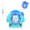 for Tamagotchi Paradise Case Silicone Soft Shell Cover for Tamagotchi Paradise Electronic Pet,Waterproof Sweatproof Washable Shockproof Anti-Drop 360Full Protection,Squid Style(Teal) view 1