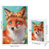 1000 Piece Jigsaw Puzzle for Adults, Orange Fox Puzzle, Challenging Game Creative Kit, Impossible Puzzle for Family Fun, Home Decoration, 30x20 in view 2