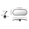 Adtrykfg 360 Adjustable Wide Angle Car Mirror - Backseat Monitor for Safe Driving and Observation view 3