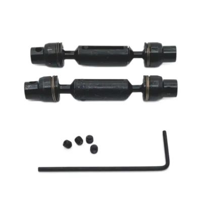 RC Toys Upgrades Parts For WPL C64 C74-1 JA11 1/16 Metal Front And Rear Drive Shafts RC Car Upgrade OP Accessories Parts Kit(Black)