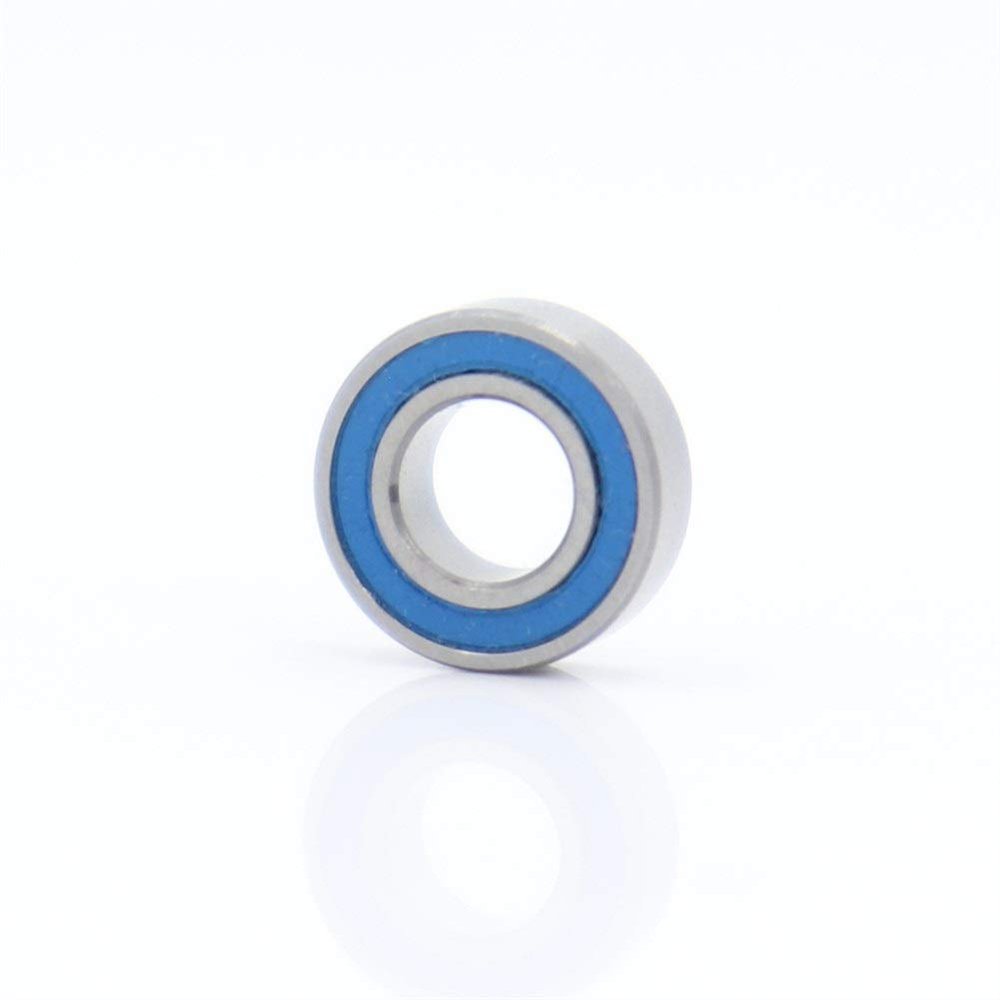 HTUOYSSM Power Transmission Products 6Pcs R166-2RS Bearings for Hobby RC Car Truck Blue Sealed Inch ABEC-3 R166RS Shaft Ball Bearing R166 Parts