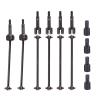 RC Crawlers Toys For Wltoys 144001 144002 144010 124007 124016 124018 124019 14pcs Metal Drive Shaft CVD Dogbone Differential Cup RC Car Upgrade Parts(Black) view 1