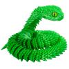 24IN Printed Snake Toys, Flexible 3D Printed Animal, Fidget ADHD Snake Toys, Home Decor Christmas Fidget Toys Gifts Easter Decorations for Kids(Green) view 3