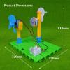 DIY Hand-Crank Generator Science Kit  Student Classroom Physics Experiment For Energy Conversion, Invention & Educational Project(1 pc) view 2