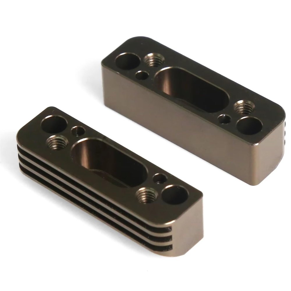 RC Crawlers Spare Parts for Kyosho MP9 1/8 Metal Engine Mount Base IF430 2pcs RC Car Upgrade Parts Accessories Modified Repair Replacement