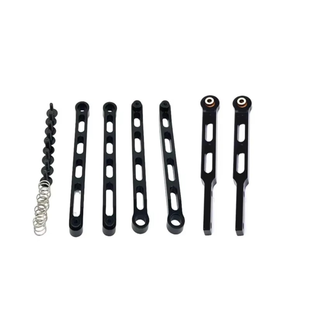 RC Toys Upgrades Parts For MN82T LC79 MN82S MN82Pro For MN82 1/12 Metal Front And Rear Axle Fixing Rods Upgrades Modifications Accessories(Black)
