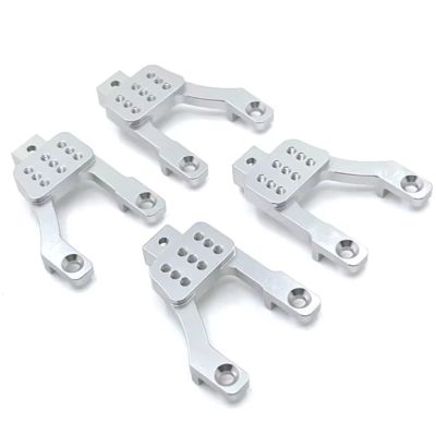 RC Crawlers Spare Parts for Mn for Mn128 MN86 G500 1/12 Metal Upgraded Front and Rear Shock Mounts Remote Control Upgrade Car Repair Modified(Silver)