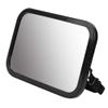 Baby Car Mirror Adjustable Angle Backseat Baby Mirror Rear Facing View Infant Safety Clear Image Non Glass Material Adjustable Straps Black 9.6 x 6.9in view 1