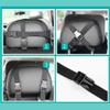 Baby Car Mirror Adjustable Angle Backseat Baby Mirror Rear Facing View Infant Safety Clear Image Non Glass Material Adjustable Straps Black 9.6 x 6.9in view 3