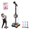Kids Microphone with Stand, Karaoke Microphone for Kids, The All-in-One, Got Built-in Music, Colorful Lights, Echo Effects, Toddler Microphones, for Christmas and Birthday Girls and Boys (Color-C) view 1