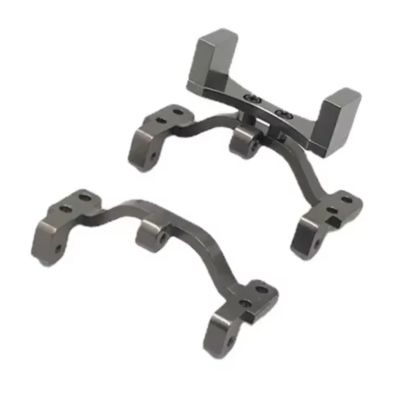 RC Crawlers Spare Parts for Wpl C14 C24 B14 B14 B24 1/16 Metal Bridge Mounted Servo Rod for Seat Mount Bracket RC Car Upgrades Parts Accessories(Titanium)