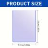 10/25/100 Hard Card Covers of 3x4 inches, Specially Designed for Baseball Cards, Game Cards and Collectible Cards. Top-Mounted high-Definition Scratch-Resistant Protective Covers. (100) view 3