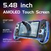 RG556 Handheld Retro Gaming Console 28 Emulators 20K+ Preloaded Games 5.48 AMOLED Display Android 13 Unisoc T820 8K TV Output Portable Video Game Console (Blue-512GB) view 4