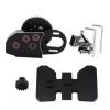 Compatible with Axial for SCX10 90046 for TRX4 1/10 RC Crawler Car Part 2Low Gearbox Middle Transmission Box with Overdrive Gear RC Assortment(Black) view 2