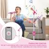 Kids Karaoke Microphone with Adjustable Stand, Karaoke Machine Kid, toddlersMicrophones with Lights, External Music Function, Kid Microphones for Singing, Musical Toy for Fun Sound Effects view 2