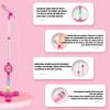Kids Karaoke Microphone with Adjustable Stand, Karaoke Machine Kid, toddlersMicrophones with Lights, External Music Function, Kid Microphones for Singing, Musical Toy for Fun Sound Effects view 4