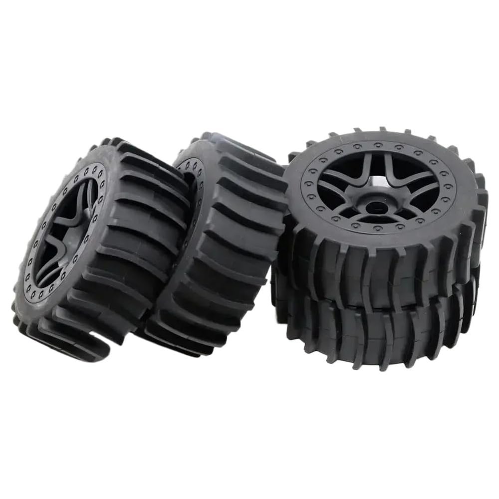 17mm Hub Wheel Rim and Tires Compatible with 1 8 Off Road RC Car Buggy Compatible with RC Car Parts Works with Fits Compatible with Use with Compatible with Compatible with