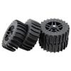 17mm Hub Wheel Rim and Tires Compatible with 1 8 Off Road RC Car Buggy Compatible with RC Car Parts Works with Fits Compatible with Use with Compatible with Compatible with view 1