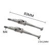 AQWBTYD Compatible with H16 16207 16208 16209 16210 14209 14210 1/16 RC Car Upgrade Parts Accessories 2pcs Metal Drive Shaft CVD Driveshaft RC Assortment(Silver) view 3