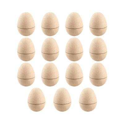 Easter Decor Eggs - Interactive Christmas Stuffers 15-Pcs, Drawable Fillable Handmade Party Favors, Bring Fun Interactive Experience Charm, Desk Bedroom Living Room Home Shelf | for Boys Girls Childre