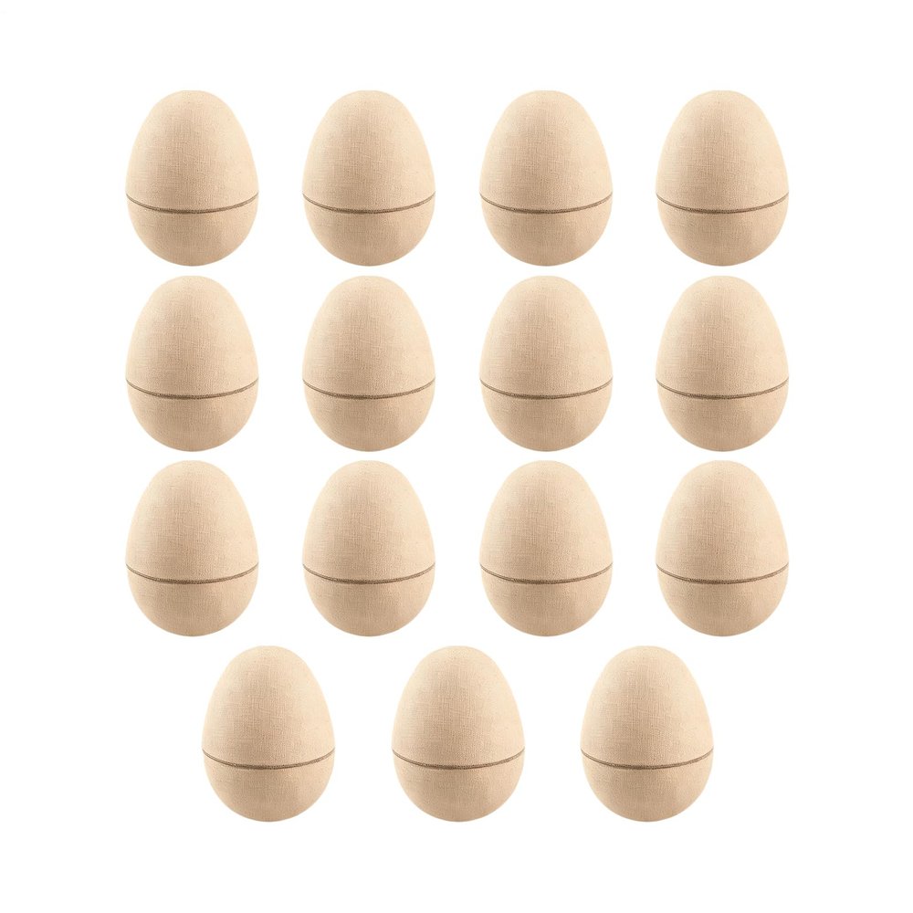 Easter Decor Eggs - Interactive Christmas Stuffers 15-Pcs, Drawable Fillable Handmade Party Favors, Bring Fun Interactive Experience Charm, Desk Bedroom Living Room Home Shelf | for Boys Girls Childre