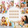 Easter Decor Eggs - Interactive Christmas Stuffers 15-Pcs, Drawable Fillable Handmade Party Favors, Bring Fun Interactive Experience Charm, Desk Bedroom Living Room Home Shelf | for Boys Girls Childre view 3