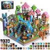 300PCS Magnetic Blocks - Magnetic Building Blocks Cubes Adventurer, Magnet Toys for Kids Age 3+, Toy Building Set for Kids, Magnets Stacking Construction Birthday Gifts for Boys Girls Age 4-8, 8-12 view 1