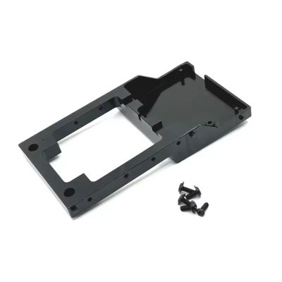AQWBTYD Compatible with MN for MN78 1/12 RC Car Upgrade Parts Accessories Metal Steering Servo Fixed Mount Bracket Beam RC Assortment(Black)