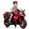 12V Electric Ride On Motorcycle for Kids, Training Wheels, Full Hand Drive Motorbike Toy, Perfect for Boys and Girls (3-8 Yrs) (RED) view 1