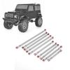 Aluminium Alloy Wheelbase Link Rod RC Upgrade Parts for RGT 136100 Crawler (Silver ECX224000S) view 2