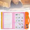 Children Kid EBook Electronic Sound Book Puzzle Toy Reading Machine with Learning Pen Arabic Language (Orange) view 4