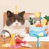 10PCS Birthday Hats for Stuffed Animals Cute Mini Party Hats Tiny Birthday Paper Cone for Stuffed Animals Pets Baby, Accessories view 3