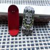 Noahwood PRO Deep Concave Fingerboard Deck Mini Skateboarding Deck(6-Layer Colour Maple Wooden 35 x 97mm Handmade Deck (White Gost) view 2