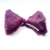 Lottoyday 2Pcs Cat Ears Hair Clips, Kitty Furry Ears Hair Accessories, Christmas Halloween Cat Hair Bands (Purple&Pink) view 4