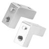 2pcs Servo Plate Aluminum Alloy Servo Mount, RC Servo Mount for RGT 136100 1/10 RC Car, High Strength Lightweight Servo Plate with Screws, Durable Replacement Part for Horizonte EC (Silver 680023S) view 4