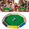 8 Player Shut The Box Game, Wooden Board Tabletop Games with Dice Flipping Board Set Table Number Boards Games with Digital Challenges Math Learning Toy for Adult Family Bonding view 2